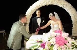 Berna ve Hüseyin'in mutlu günü