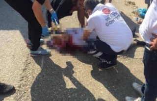 Devrilen motosikletin sürücüsü hayatını kaybetti