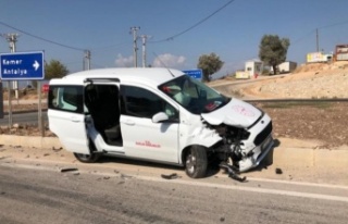 İlçe Sağlık Müdürleri kaza yaptı