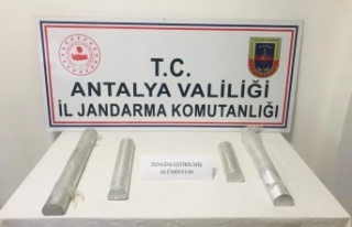 Jandarmadan zenginleştirilmiş saf alüminyum operasyonu