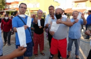 Mahalleliden yüksek gelen su faturasına tepki