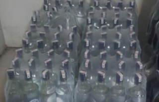 Otelde 332 litre kaçak içki ele geçirildi