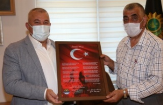 Şahin'den gazilere anlamlı ziyaret