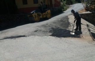 Taşatan grup yolunda bakım onarım çalışması