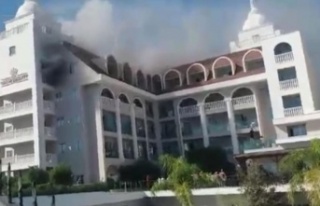 5 yıldızlı otelde yangın paniği