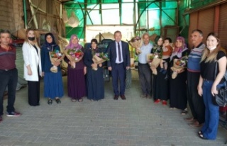 Alanya'da 'Dünya Kadın Çiftçiler Günü'...