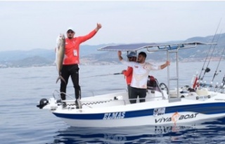 Alanya'da en büyük ve en çok balığı tutmak...