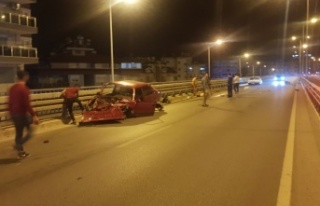Alanya'da gece üst geçitte yarış iddiası!...