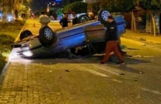 Alanya'da korkutan kaza