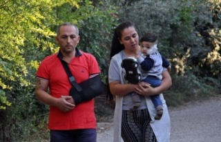 Baba ve 11 aylık oğlunu hastanelik eden pitbull...