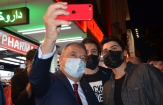 Başkan Böcek Alanya’da esnafla bir araya geldi