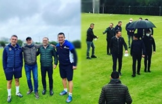 Fenerbahçe- Aytemiz Alanyaspor başkanları maç...