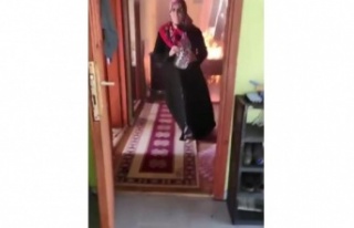Müstakil evdeki yangın paniği böyle görüntülendi