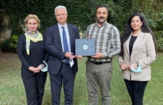 Rektör Kalan'dan Roma Büyükelçiliğine ziyaret