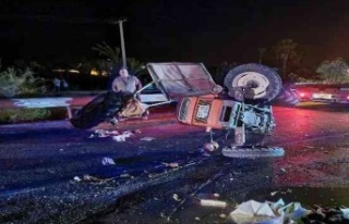 Alanya'ya gelirken kaza yaptı: 2 yaralı var