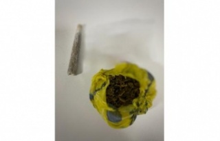 Yol kontrol noktasında durdurulan araçtan esrar...