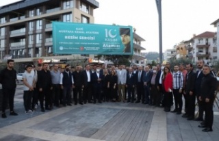 Alanya'da Atatürk resim sergisi ziyarete açıldı