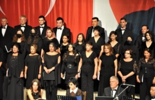 Alanya'da coşkulu Cumhuriyet konseri