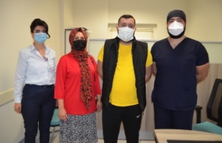 Alanya'da Covid-19 nedeniyle ölümden dönen...