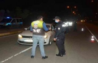 Sürücülere maske ve trafik denetimi