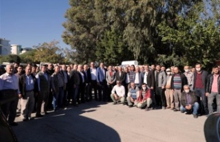 Başkan Yücel minibüs esnaflarıyla buluştu