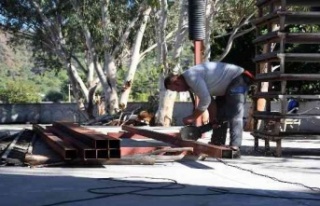 Beton fabrikasının yapımında sona gelindi