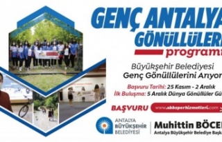 Genç Antalya Gönüllüleri başvuruları başladı