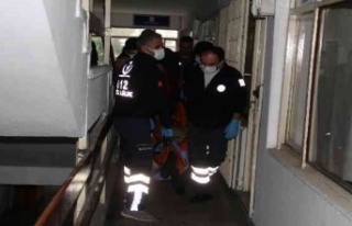 İş hanındaki şüpheli şahıs polis ve sağlık...