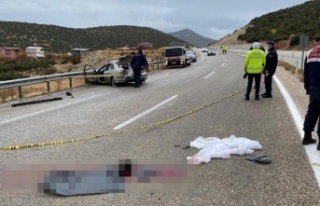 Otomobil çelik bariyere çarptı: 1 ölü