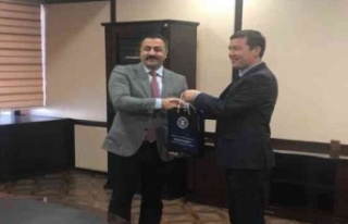 Rektör Kalan, Özbekistan Büyükelçisi Olgan Bekar...