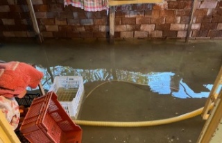 41 saatlik yağış, evleri su altında bıraktı