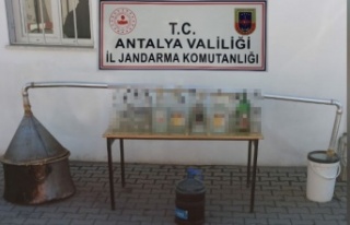 80 litre sahte alkol yakalandı