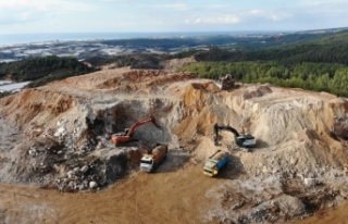 Alanya yeni Devlet Hastanesi'nde çalışmalar...