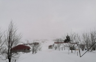 Gökbel Yaylası beyaza büründü