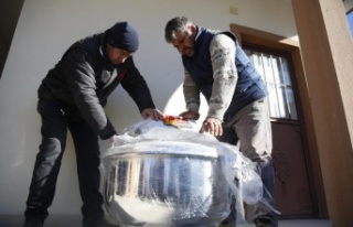 Kırsal mahallelere hamur yoğurma makinesi desteği