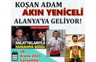 Koşan adam Alanya'ya geliyor