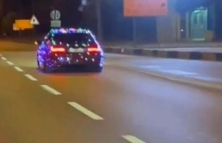 Lüks aracını disko topuna çevirdi, polisten kaçamadı