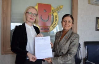 Murmansk'tan Başkan Coşkun'a tebrik geldi