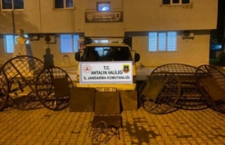 Sulama kanalı kapağı çalan hırsızlar yakalandı