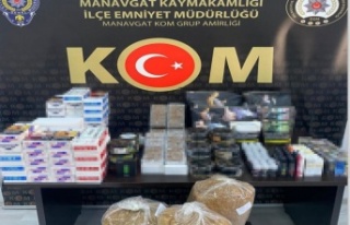 2 bin 340 adet içi tütünle doldurulmuş sahte sigara...