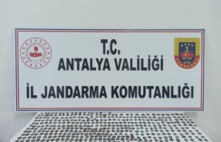 474 adet sikke ele geçirildi