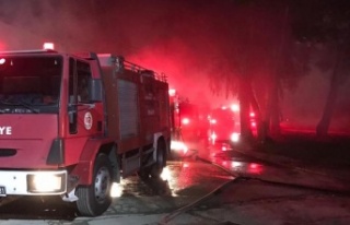 5 yıldızlı otelin marangoz atölyesi alevlere teslim...