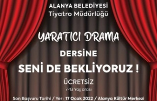 Alanya Belediyesi’nden ücretsiz drama kursu