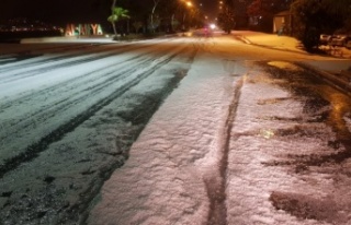 Alanya beyaza büründü