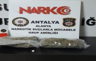 Alanya Otogar'da şüpheli şahsın üzerinden...