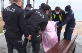 Antalya’da polisin denize girip, kurtarılınca...