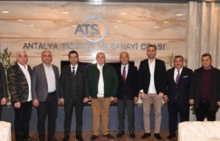 ATSO Başkanı Çetin, akaryakıt sektörü temsilcileri...