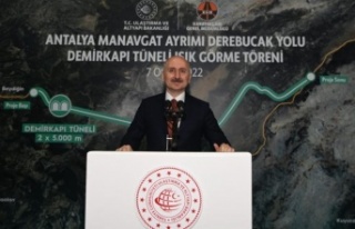 Bakan Karaismailoğlu: “Demirkapı Tüneli’nde...