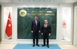 Bakan Kurum, Başkan Böcek'i ağırladı