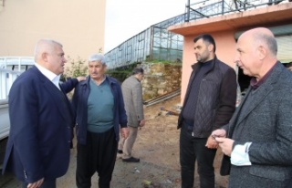 Başkan Şahin üreticiyi yalnız bırakmadı